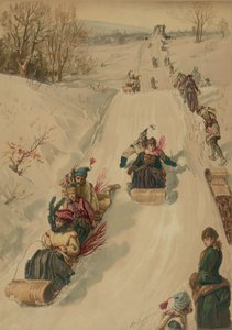 Luge, par L. Prang and Co., 1886