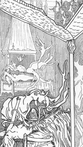 Incubes et succubes Dessin de Henry de Malvost de 