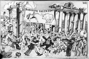 Arrivée de Rudolph Valentino - Herb Roth