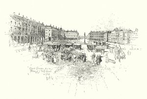 Covent Garden depuis le portique de l