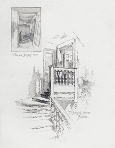 Chambre et escalier de l