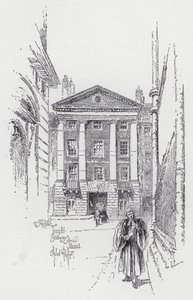 Porte du Middle Temple depuis le Strand - Herbert (after) Railton