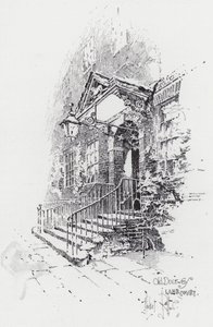Vieille porte, Lamb Court - Herbert (after) Railton