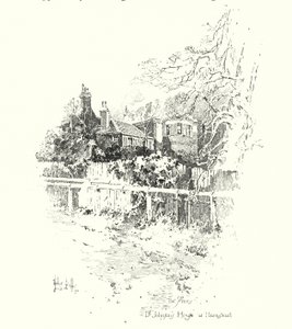 Le Prieuré, maison du Dr Johnson, à Hampstead, Londres - Herbert (after) Railton