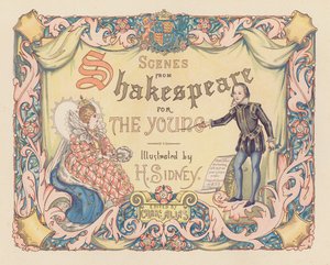 Illustration de la page de titre pour Scènes de Shakespeare pour les jeunes - Herbert (after) Sidney
