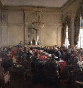 Réunion du Conseil supérieur interallié au Palais du Trianon, Versailles juillet 1918 - Herbert Arnould Olivier