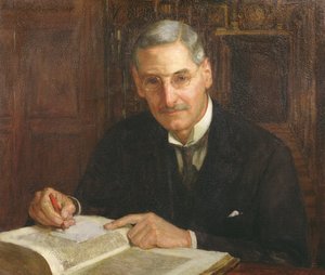 Portrait de Percy Stafford Allen (1869-1933) Président du Corpus Christi College, Oxford et érudit érasmien