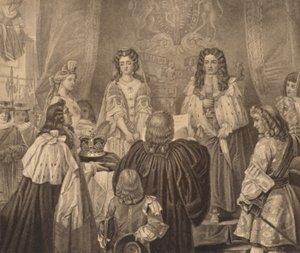 La couronne offerte à Guillaume et Marie - Herbert Bourne