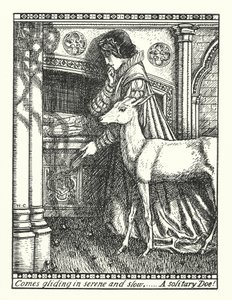 La Biche Blanche de Rylston (gravure) - Herbert Cole