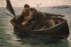 Remontée du casier à homards - Herbert E. Butler