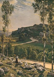 Une route de montagne en Provence, 1904, vers 1930 - Herbert Edwin Pelham Hughes Stanton