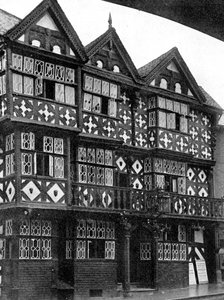 Feathers Hotel, Ludlow, Shropshire, Angleterre, 1924-1926