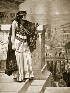 Le dernier regard de Zénobie sur Palmyre, illustration de 