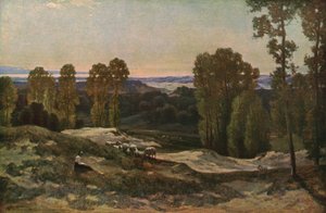 Un Pâturage parmi les Dunes, Pas de Calais, France - Herbert Hughes Stanton