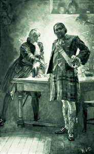 Le Prince Charles appelle Cameron de Lochiel à rejoindre sa cause - Herbert James Draper