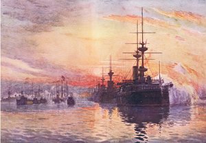 Le dernier voyage de la Reine Victoria le 1er février 1901, illustration de l