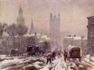 Un matin enneigé, Whitehall - Herbert Menzies (after) Marshall