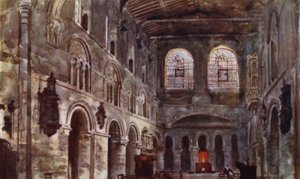 Intérieur de Saint-Barthélemy avant restauration - Herbert Menzies (after) Marshall