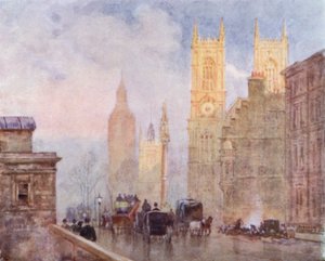 La fin de Victoria Street, Westminster - Herbert Menzies (after) Marshall