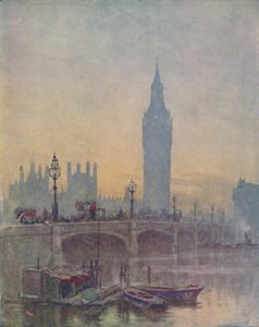 Le Palais de Westminster, Londres, 1910 - Herbert Menzies Marshall