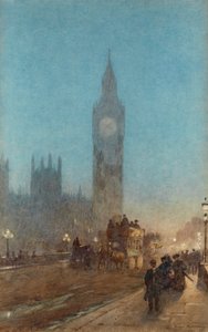 Crépuscule sur le pont de Westminster - Herbert Menzies Marshall