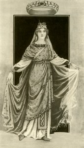 Une noble dame du sixième siècle, 1924 - Herbert Norris