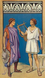 Le Chiton froissé et le Chlamys à gauche, Le Chiton à droite, 1924