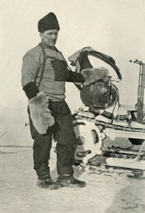 Chef chauffeur Lashly qui a reçu la médaille Albert, 1911, 1913