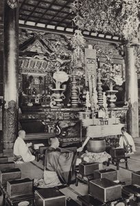 Japon dans les années 1920 : Omori, temple Ikegami (bouddhiste)