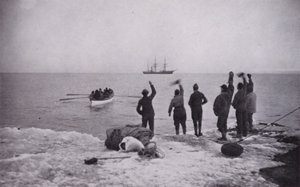 Laissé derrière à Victoria Land - Herbert Ponting