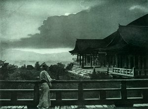 Clair de lune à Kiyomizu-Dera, 1910 - Herbert Ponting