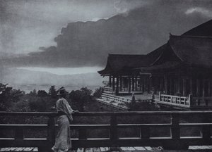 Clair de lune à Kiyomizu-dera - Herbert Ponting