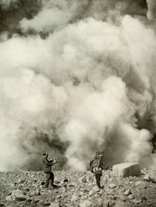 Fumée et vapeur s