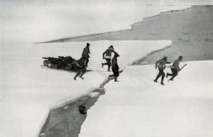 Le secours de la partie occidentale par le Terra Nova, 18 février 1913 - Herbert Ponting