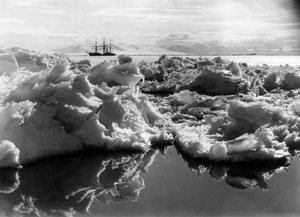 La Terra Nova dans le détroit de McMurdo, Antarctique - Herbert Ponting