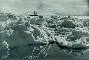 Le Terra Nova dans le détroit de McMurdo, vers 1910-1913, 1913 - Herbert Ponting