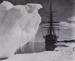 Le débarquement au pied de glace près du Cap Evans - Herbert Ponting