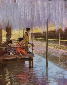 Sous les glycines pourpres - Herbert Ponting