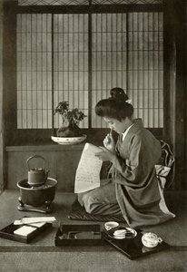 Écrire une lettre, 1910