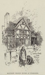 Maison de Matthew Prior à Wimborne - Herbert Railton