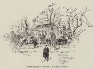 La maison de Thackeray à Kensington - Herbert Railton