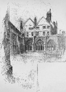 Les Cloîtres, Abbaye de Westminster, 1890 - Herbert Railton
