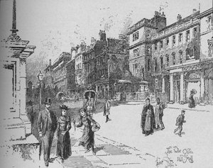 Bureau de la guerre, Pall Mall, vers 1890 - Herbert Railton