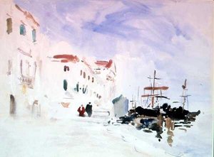 Navires amarrés près du Redentore, Venise - Hercules Brabazon Brabazon