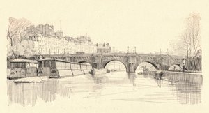 Le Pont Neuf vu des écluses, 1915 - Herman Armour Webster