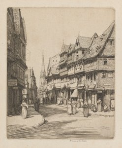 La rue des Trois Rois - Herman Armour Webster