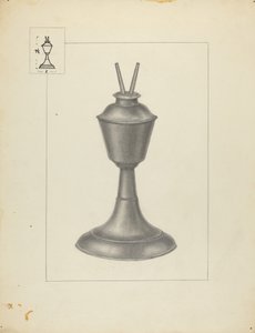 Lampe à camphène - Herman Bader