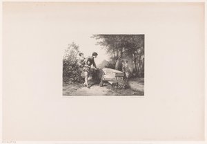 Deux couples dans un parc