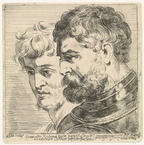 Étude de deux têtes - Herman Gillis