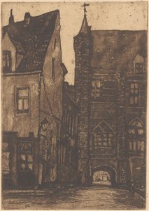 Vue sur la Vleeshuis à Anvers